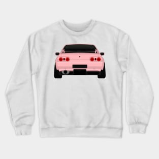 R32 rear Pink Crewneck Sweatshirt